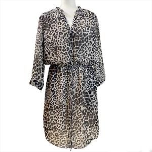 Vince Camuto Leopard Print Dress